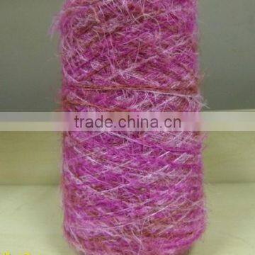 Space Dyed nylon feather yarn for knitting pattern socks/gloves