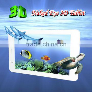 7 Inch Cheapest Naked-eye 3D Tablet mid with Bluetooth