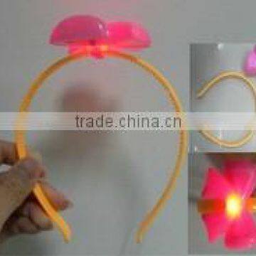 LED Flashing Head Bopper with Butterfly for holidays parties and events