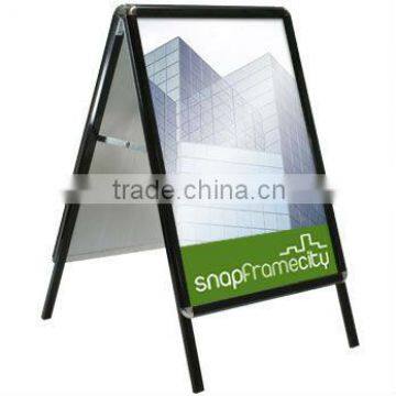 Black aluminum snap frame A board