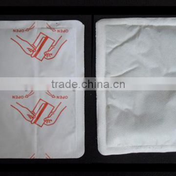 Air activated warm pad disposable heat pack