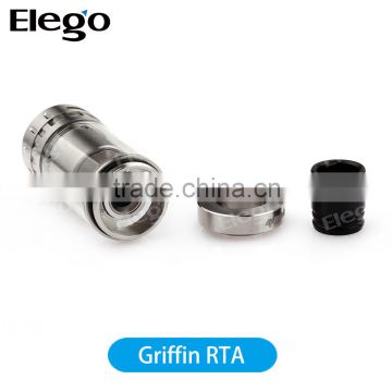 2016 Elego wholesale Genuine Geekvape Griffin RTA tank with Clapton Coil Compatibility