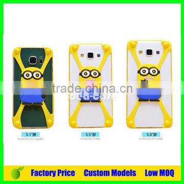 2016 popular protective minion universa silicone bumper frame case