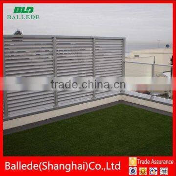 sun shade decorative oval louver fence