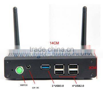 Intel Atom Mini Pc4G Ram 32G SSD Intel Nuc Fanless Mini PC Celeron Dual Core 2 Thread N2810 2.0Ghz Home Computer Support Win 7/8 photo-2