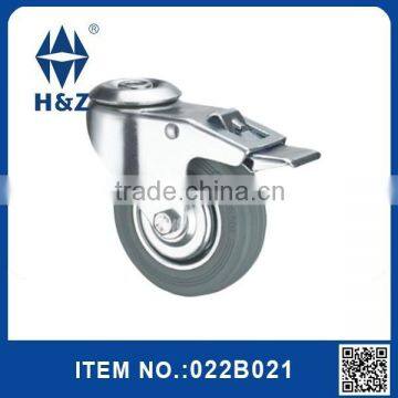 rubber industrial caster