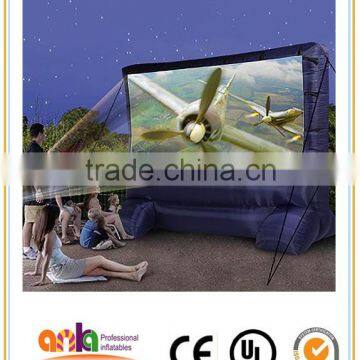 Custom outdoor advertising inflatable movie screen