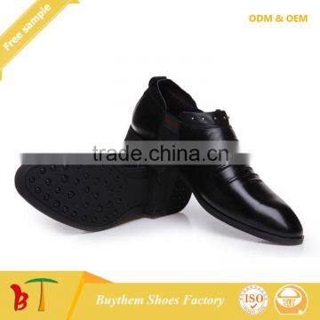 guangzhou genuine leather flat men shoes for sale