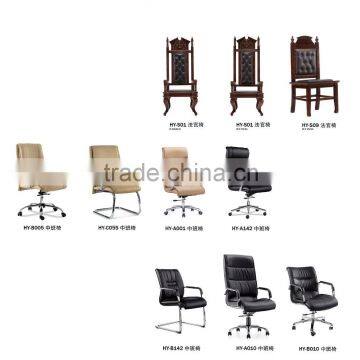 Wood High Backrest Office Chair Karachi Factory Sell Directly HYA73 photo-2