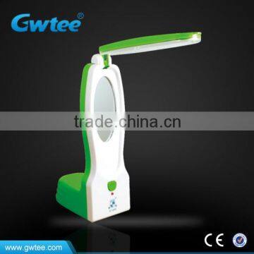 rechargeable folding study table lamp with mirror GT-8806