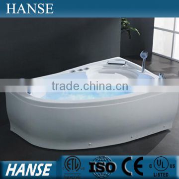 HS-B201 cheap 1.5m length one person small corner aqua bath tub