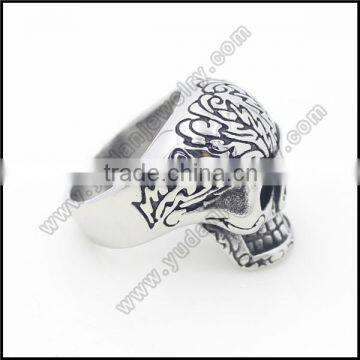 China Factory Stainless Steel Mens Skull Ring Supplier's Choice photo-2