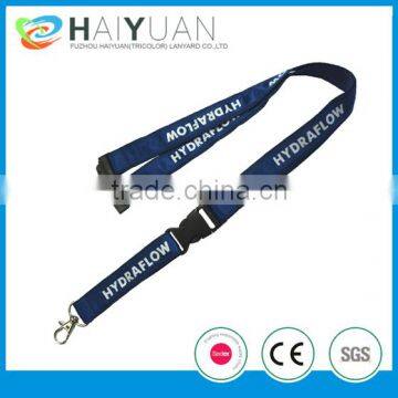 fashion polyster double layer lanyard