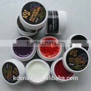 Pure/Glitter/pearl/crystal color UV gel best selling nail products China factory