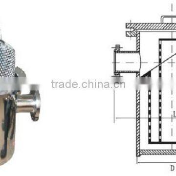 INOCO wire mesh basket strainer for industrial liquid filtration