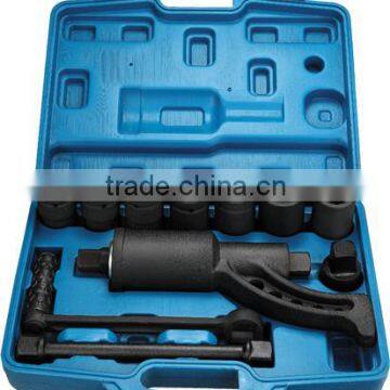 Truck tire impact wrench labor saving wrench