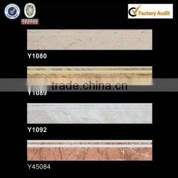 shiny glazed ceramic floor skirting red body tile