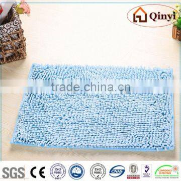 NEW wholesale chenille mat,chess rug,rugs with rubber bottom / Chenille mat-QINYI