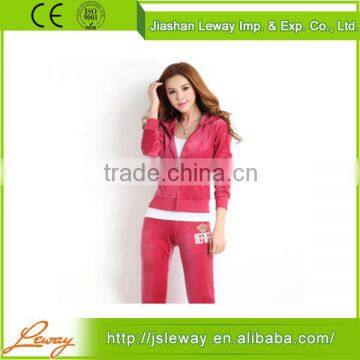 stylish velour tracksuits