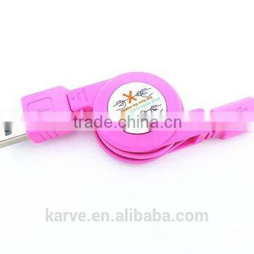 New Micro Usb Cable Micro Retractable Cable Portable Retractable Cable photo-2