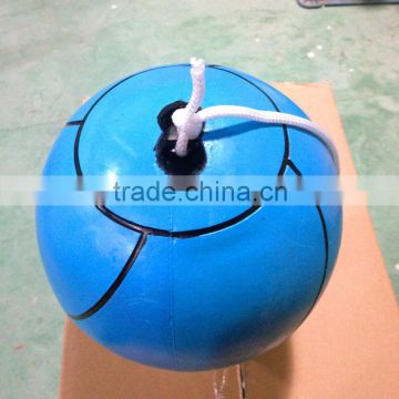 Design hot-sale green rubber tetherball