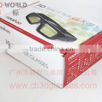 promotional high quality universal active shutter 3d glasses