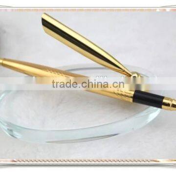 TT-09 Luxury Silver Desk Pen With Glass Holder, High Quality Stand Pen photo-6