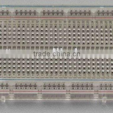 400 Tie-points Solderless Breadboard, TCB-60T Breadboard, 400 Tie point clear breadboard