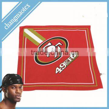 red newest style square cotton bandana