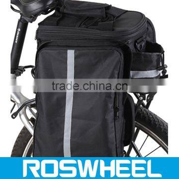 Multifunctional large capacity bicycle double rear rack pannier bag 14423-3 western saddle