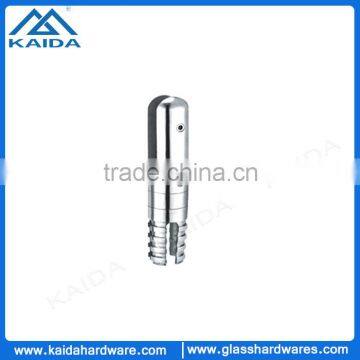 Stainless steel spigot for frameless swimming pool fence