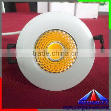 High Bright IP50 Unadjustable Fixed Installed 7W COB LED Downlight with 40 degree Beam angle