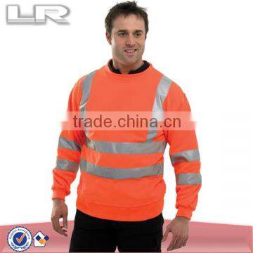 High Visibility Sweatshirts with Reflective Tape