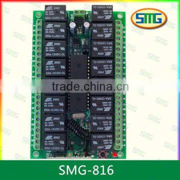 16ch Wireless rf Remote Controller, Remote Controller 16 Channels Switch, 16 Buttons Remote Control SMG-812 Quality Choice photo-2