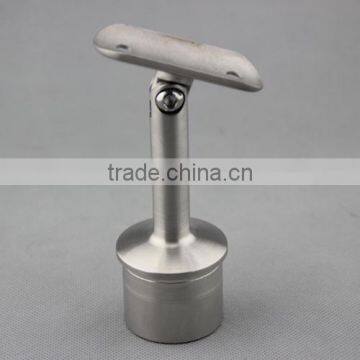 stainless steel inox tube pipe handrail support-straight saddle