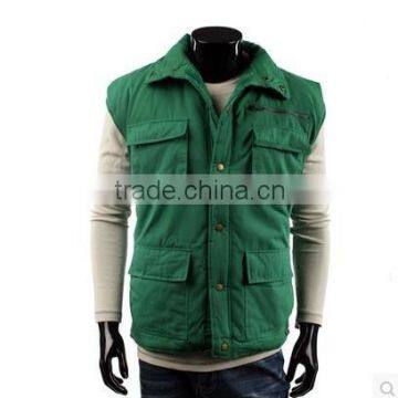 Winter cotton vest tide plus cotton vest down cotton vest vest men fat vest