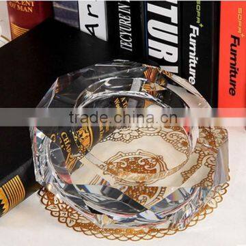 High-grade clear Fashion Hotel Personality cigar crystal ashtray