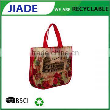 Compostable pictures printing non woven recycled shopping bag shopping bag