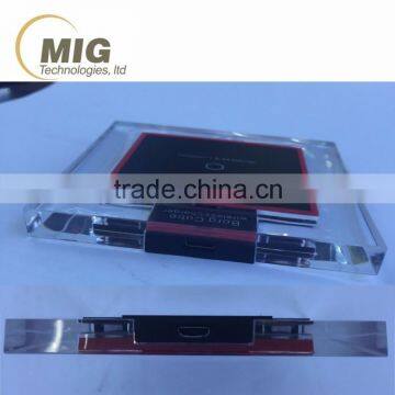 2016 NEW Square Transparent Wireless Charger DC5V for Sony Xperia z4 Charger for Sony z4 photo-6