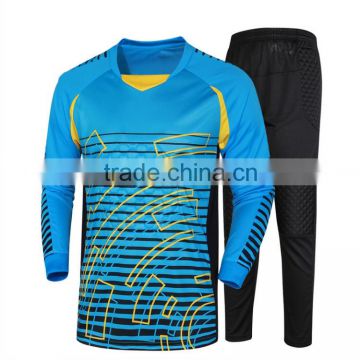 Custom high quality padded sublimation goalkeeper wear