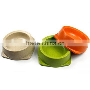 ISO900 The Eco-friendly bamboo fiber pet feeder bowl