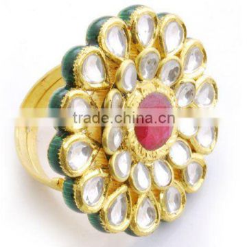 Kundan Rings / fashion jewelry / wedding rings