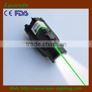 The pistol laser sight is very popular but also can be used for rifle