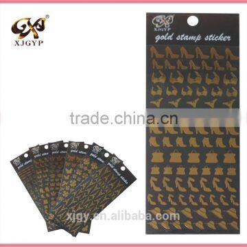 gold stamping sticker/hot stamping gold foil/gold foil stamping