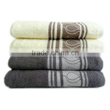 yarn dyed color mixture cotton jacquard towel sets