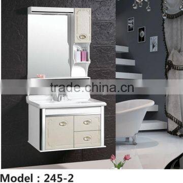 hot selling new model fashionable bathroom vanity cabinets bathroom ark cheap wall-mounted bathroom pvc cabinets