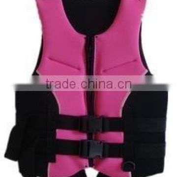 Neoprene life vest with YKK zipper