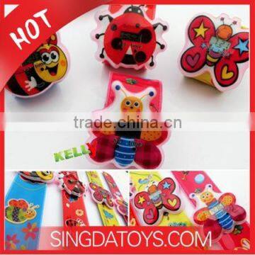 Own Factory Product G101-2 Cute Insect Slap Band Watches for Kid