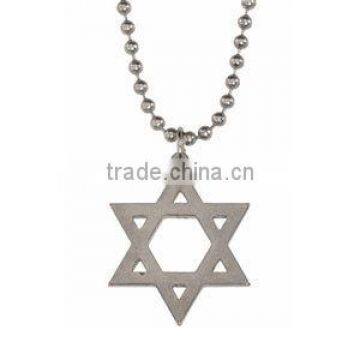 Genuine US Military Issue Star of David Pendant Dog Tags