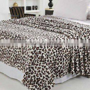 Skin printed super soft flannel fabric